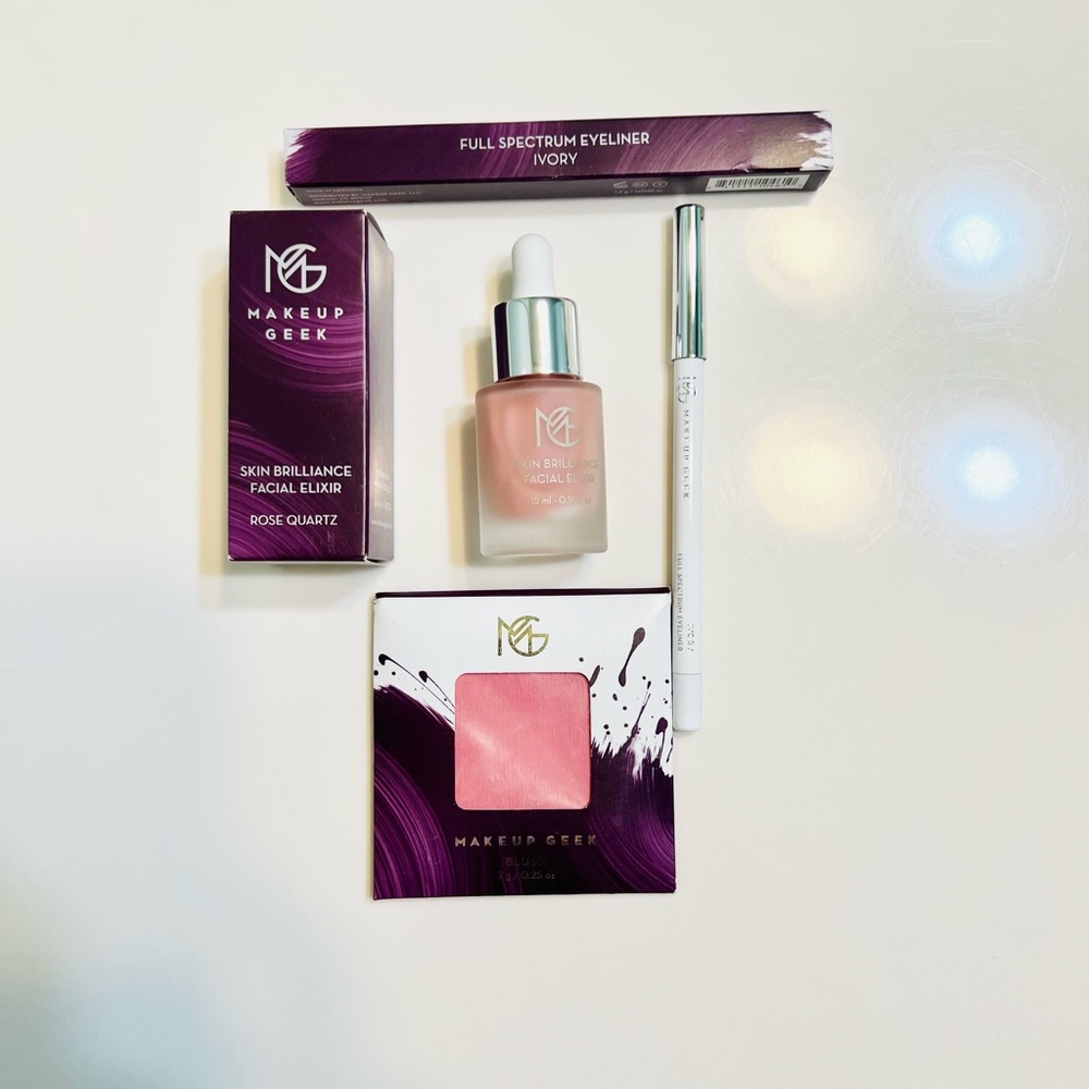 Blush,Eyeliner and Skin Elixir by Makeup Geek NWB